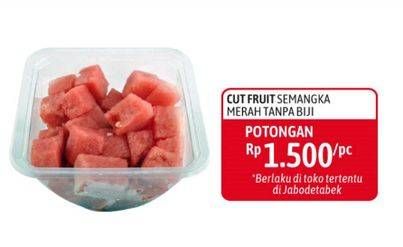 Promo Harga Cut Fruit Semangka Merah Tanpa Biji  - Alfamidi