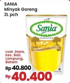 Promo Harga Sania Minyak Goreng 2000 ml - Indomaret