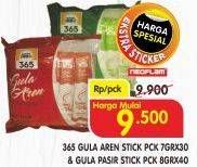 Promo Harga 365 Gula Stick Gula Pasir, Gula Aren per 30 pcs - Superindo