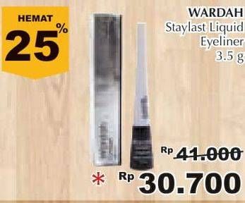 Promo Harga WARDAH Eyexpert Staylast Waterproof Eyeliner Liquid 3 gr - Giant
