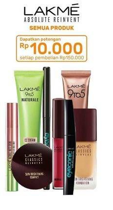 Promo Harga LAKME Cosmetics All Variants  - Guardian