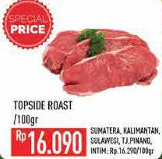 Promo Harga Daging Topside Sapi Roast per 100 gr - Hypermart