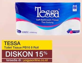 Promo Harga TESSA Toilet Tissue PB-16 8 roll - Yogya