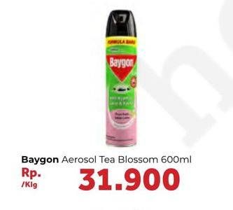 Promo Harga BAYGON Insektisida Spray Tea Blossom 600 ml - Carrefour