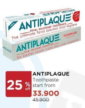 Promo Harga ANTIPLAQUE Toothpaste  - Watsons