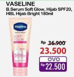 Promo Harga Vaseline Hijab Bright Body Serum/Vaseline Healthy Bright   - Alfamart