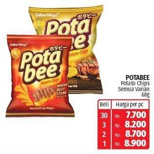 Promo Harga POTABEE Snack Potato Chips All Variants 68 gr - Lotte Grosir