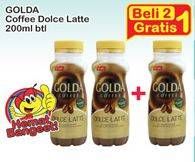 Promo Harga Golda Coffee Drink Dolce Latte per 2 botol 200 ml - Indomaret