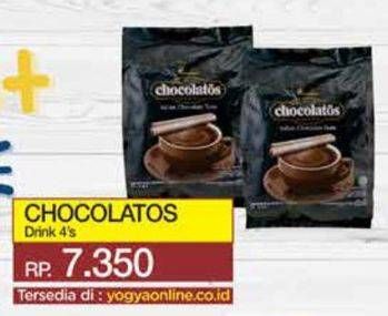 Promo Harga Chocolatos Chocolate Bubuk per 4 sachet 20 gr - Yogya