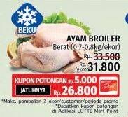 Promo Harga Ayam Broiler 700 gr - LotteMart