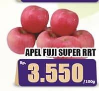 Promo Harga Apel Fuji Super RRT per 100 gr - Hari Hari