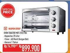 Promo Harga MASPION Oven Toaster MOT 2502 BS 25 ltr - Hypermart