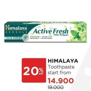 Promo Harga HIMALAYA Toothpaste  - Watsons