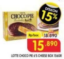Promo Harga Lotte Chocopie Marshmallow Cheese per 6 pcs 28 gr - Superindo
