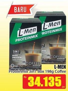 Promo Harga L-MEN Proteinmix Coffee 198 gr - Hari Hari