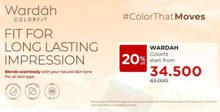 Promo Harga Wardah Colorfit  - Watsons