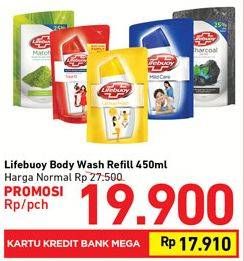 Promo Harga LIFEBUOY Body Wash 450 ml - Carrefour