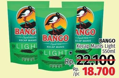 Promo Harga BANGO Kecap Manis Light 550 ml - LotteMart
