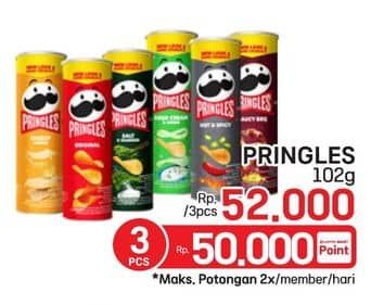 Promo Harga Pringles Potato Crisps 107 gr - LotteMart