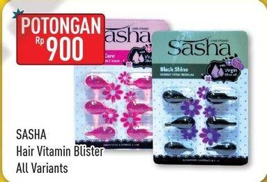 Promo Harga SASHA Hair Vitamin Blister All Variants  - Hypermart