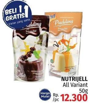Promo Harga NUTRIJELL Pudding All Variants  - LotteMart