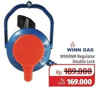 Promo Harga WINN Gas Regulator W-900M 1 pcs - Lotte Grosir