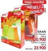Promo Harga Haan Chiffon Cake Mix Pandan, Chocolate