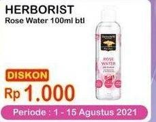 Promo Harga HERBORIST Rose Cleansing Milk 100 ml - Indomaret