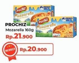 Promo Harga Prochiz Keju Mozzarella Kecuali 160 gr - Yogya