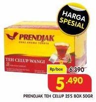 Promo Harga Prendjak Teh Celup per 25 pcs 2 gr - Superindo