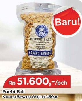 Promo Harga Poetri Bali Kacang Bawang  Original 450 gr - TIP TOP