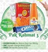 Promo Harga Pak Rahmat 3 (Khong guan + ABC squash + Oreo)  - Alfamart
