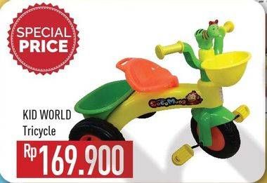 Promo Harga KID WORLD Tricycle  - Hypermart