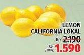 Promo Harga Lemon Lokal California per 100 gr - LotteMart