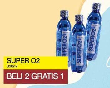 Promo Harga SUPER O2 Silver Oxygenated Drinking Water 385 ml - Yogya