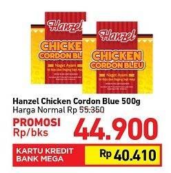 Promo Harga HANZEL Chicken Cordon Bleu 500 gr - Carrefour