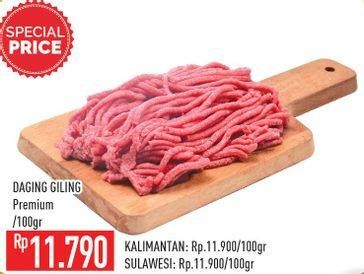 Promo Harga Daging Giling Sapi Premium per 100 gr - Hypermart