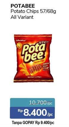 Promo Harga POTABEE Snack Potato Chips All Variants 57 gr - Alfamidi