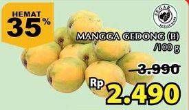 Promo Harga Mangga Gedong Grade B per 100 gr - Giant