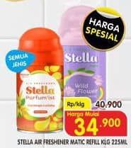 Promo Harga Stella Matic Refill All Variants 225 ml - Superindo