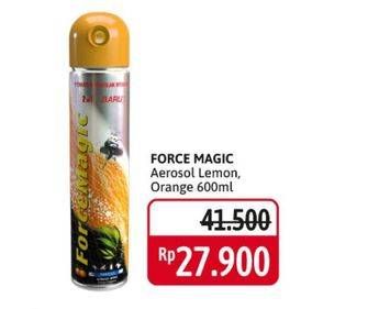 Promo Harga FORCE MAGIC Insektisida Spray Lemon, Orange 600 ml - Alfamidi