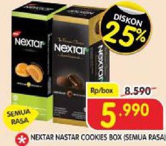 Promo Harga NABATI Nextar Cookies All Variants per 8 pcs 14 gr - Superindo