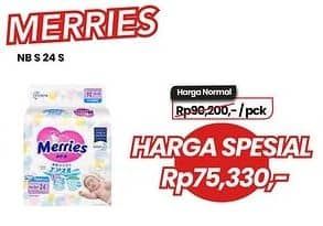 Promo Harga Merries Tape NB24 24 pcs - Carrefour