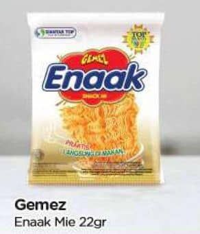 Promo Harga Mie Gemez Enaak Snack Mi 22 gr - TIP TOP