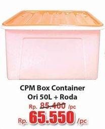 Promo Harga CPM Container Box + Roda Ori 50000 ml - Hari Hari