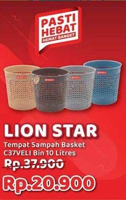 Promo Harga LION STAR Tempat Sampah Grill Bin 10000 ml - Yogya