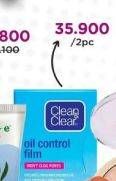 Promo Harga CLEAN & CLEAR Oil Control Film per 2 pouch - Watsons