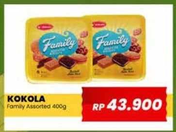 Promo Harga Kokola Family Assorted Biscuit 400 gr - Yogya