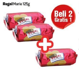 Promo Harga REGAL Marie 125 gr - Carrefour