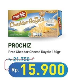 Promo Harga Prochiz Cheddar Royale 160 gr - Hypermart